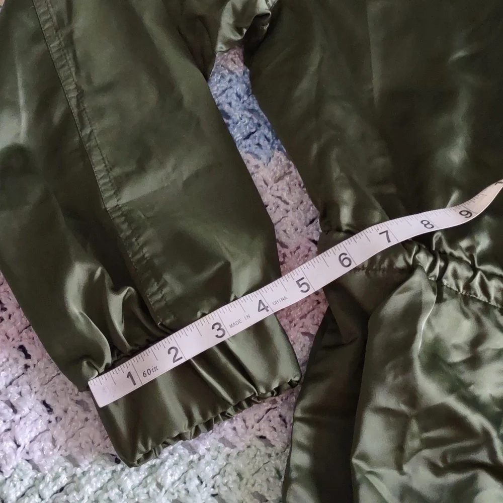 Hunter X Target Medium Olive Green Satin Romper